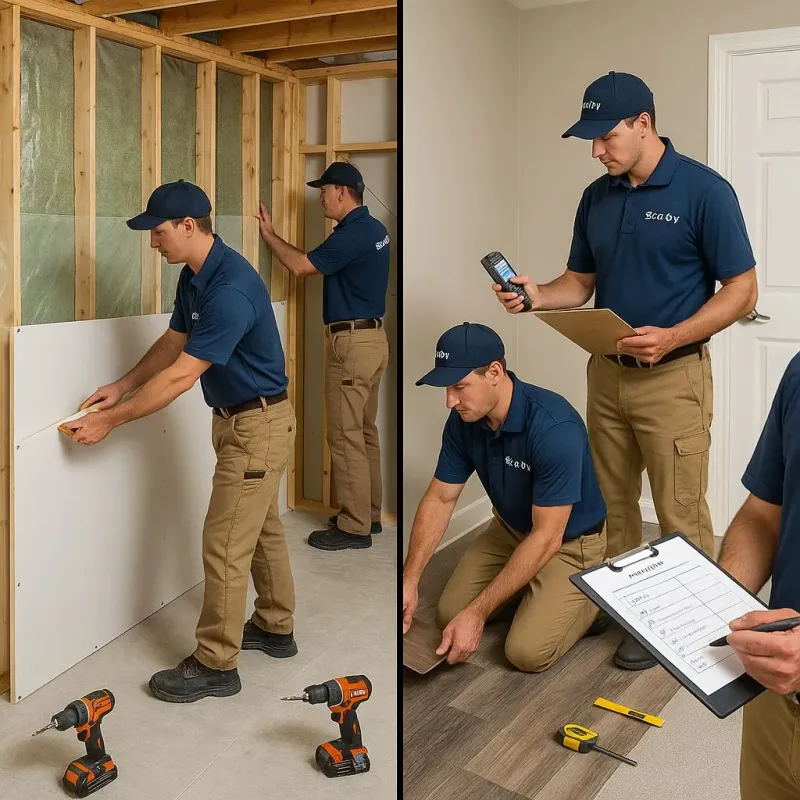 Repairs and Reconstruction process in Des Moines County, IA